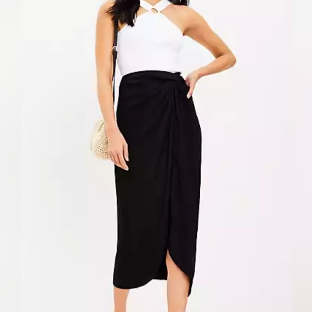 LOFT Resort Wear Black Skirt